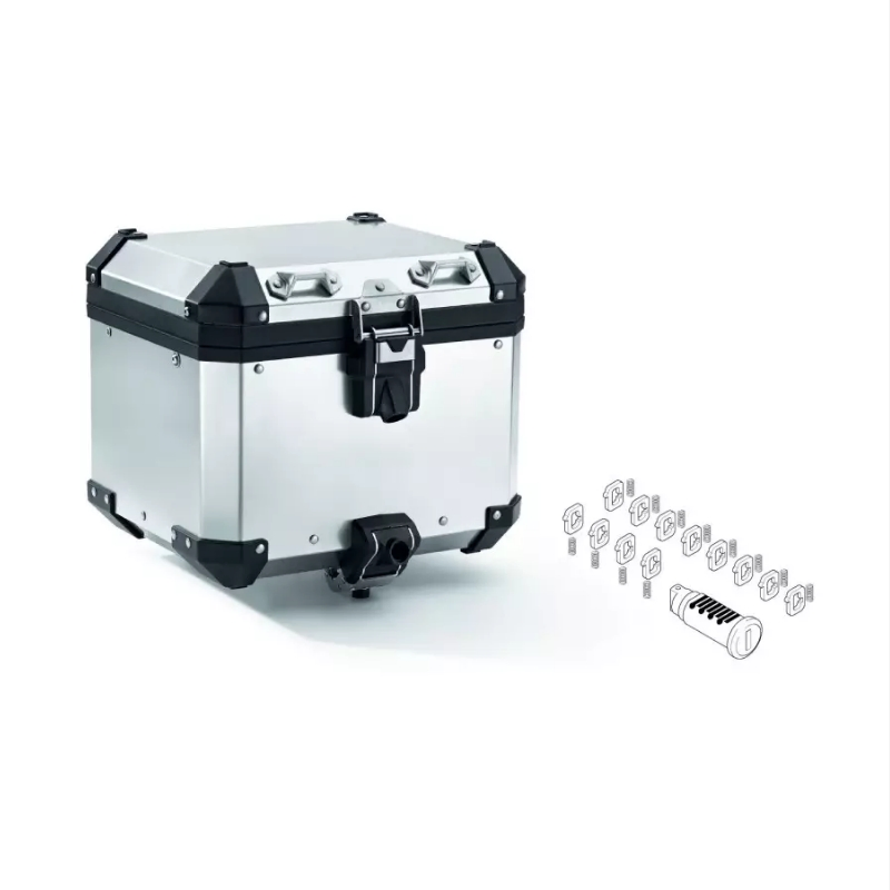 Motorcycle Panniers Aluminum Top Box for Rack Bracket Support Stronge