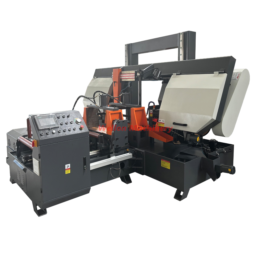 Автоматическая ленточная пила для резки металла GHS-4260 CE ISO с PLC-контролем CNC