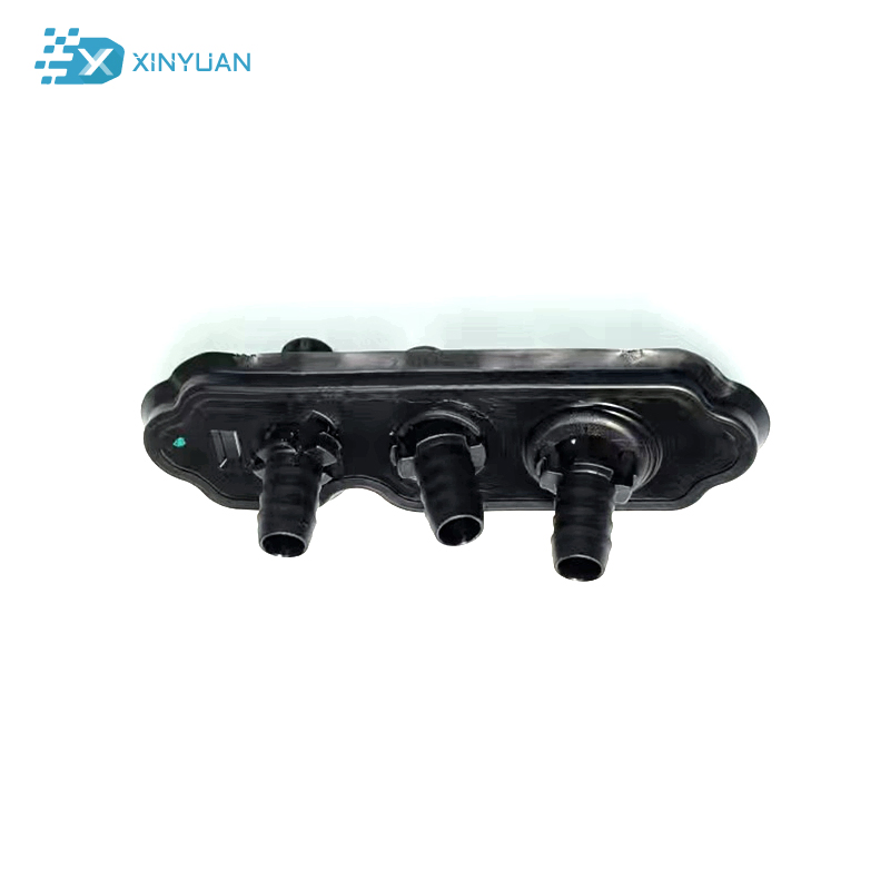 Черная пластиковая труба для авто, 3D выдувная