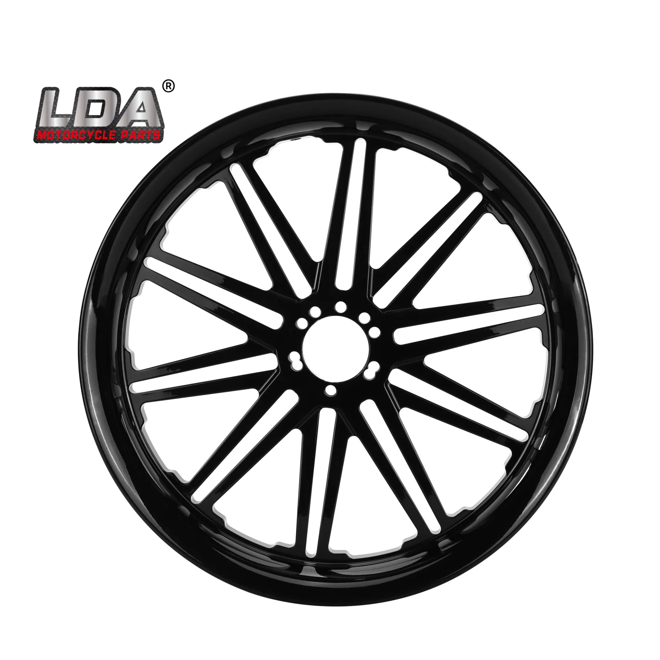 Литые мотоциклетные диски из алюминиевого сплава, черные