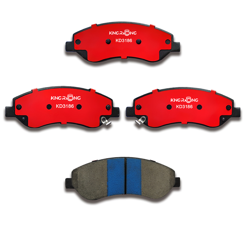 Factory Sell Rear No Dust Soft Ceramic Chinese Red Brake Pads for Hyundai/Toyota/BMW/Chery/Geely/Byd/KIA