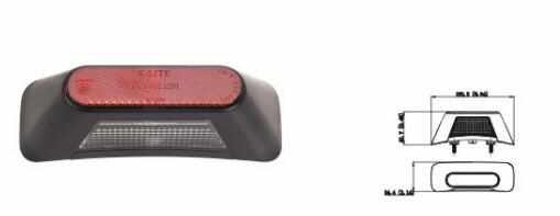 Фонарь подсветки номера LM-410 для мотоцикла