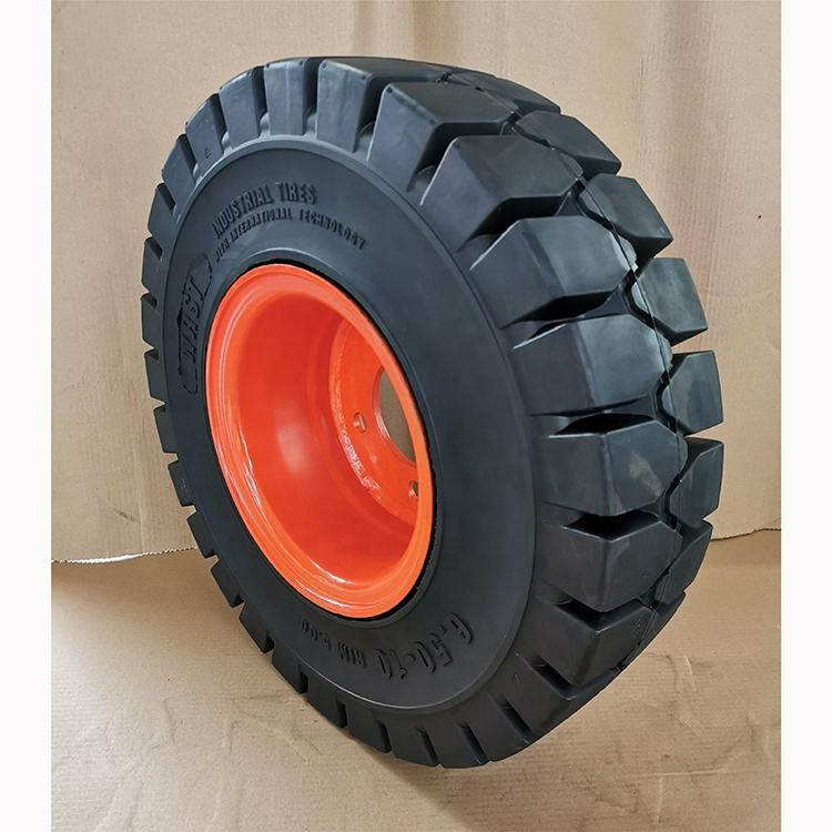 Wonray Solid Forklift Tire 6.50-10 Industrial Solid Rubber Tire 5.00f-10forklift Parts