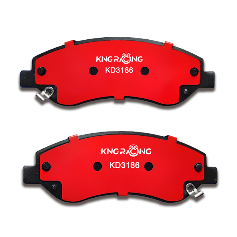 Factory Sell Rear No Dust Soft Ceramic Chinese Red Brake Pads for Hyundai/Toyota/BMW/Chery/Geely/Byd/KIA