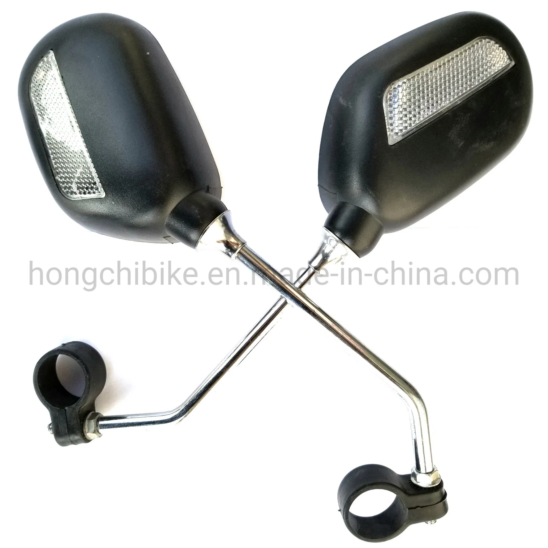 Bicycle Rear View Mirror with Reflector Cycling Equipment Rearview Mirror