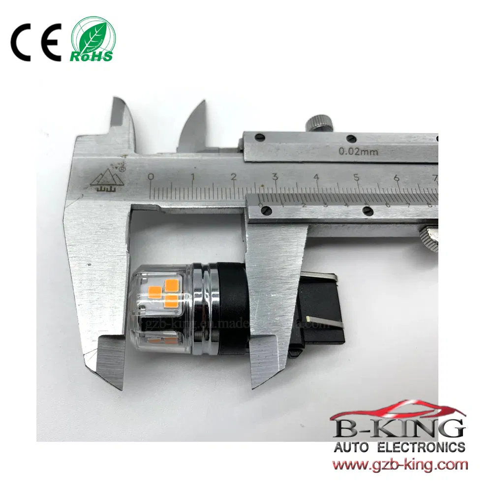 Светодиодная лампа 3157 для поворотников, желтый