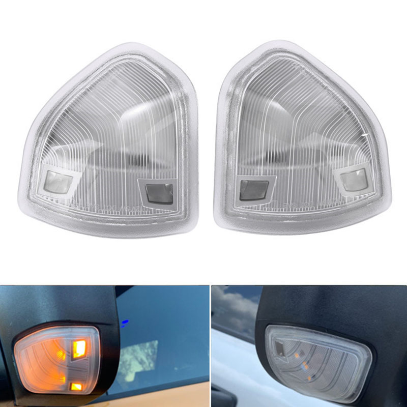 Сигнальный зеркало-повторитель поворота с подсветкой пола