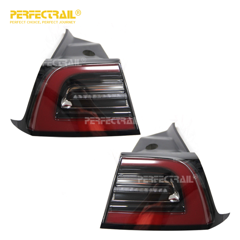 PERFECTRAIL 1077398-00-F 1077397-00-F Manufacturer Electric Car Auto Spare Parts Left Right LED Outside Brake Tail Lamp Rear Light for Tesla Model 3