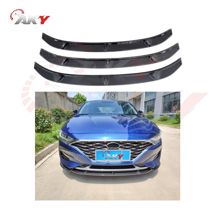 for Hyun-Dai Lafesta 2019-2021 3 Sections Front Bumper Lip Body Kit