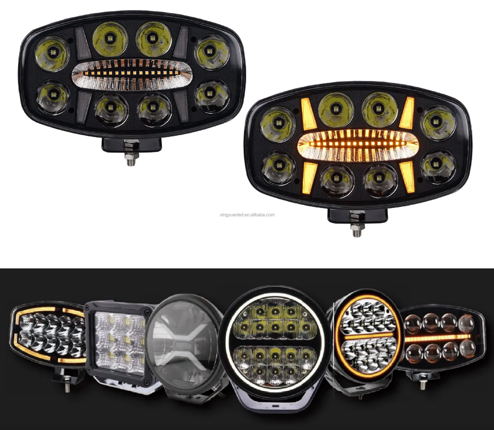 European 4000lm IP68K DRL Driving Light for Truck Offroad 4X4 Vehicle