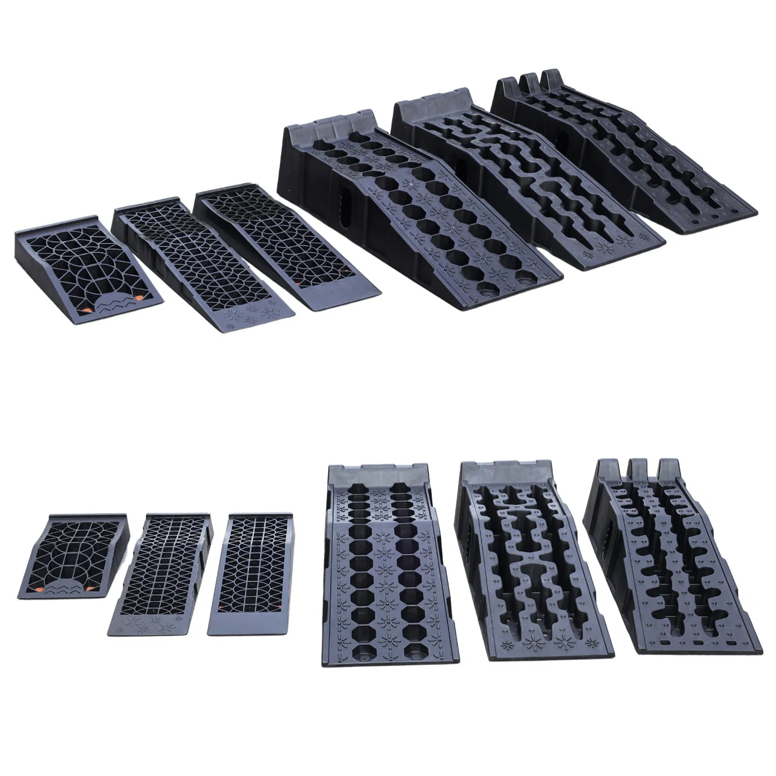 Plastic Stackable Car Parking Ramp for Vehicle Maintenance Repair Oil Change Ramp