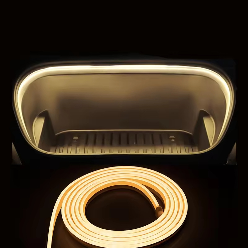 Car Hood Light Strip Flexible LED Atmosphere Front Lights for Vehicle Customization Easy DIY Installation