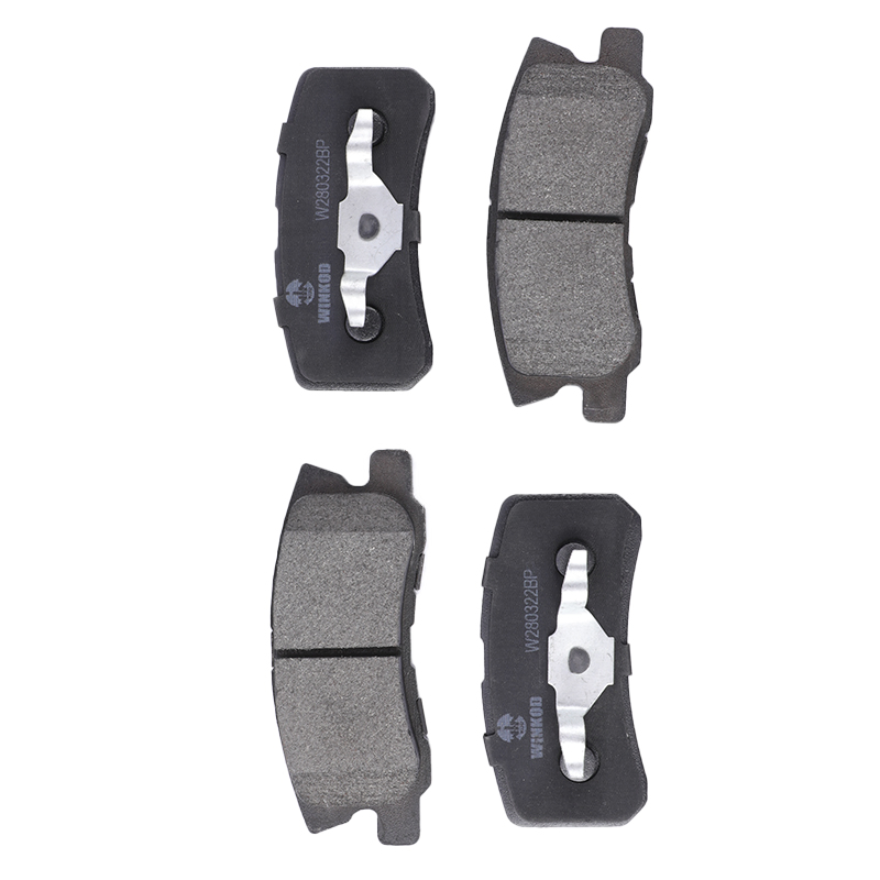 Wholesale Semi-Metallic Ceramic Organic Front Rear Disc Brake Lining Pad for Hyundai Toyota Audi