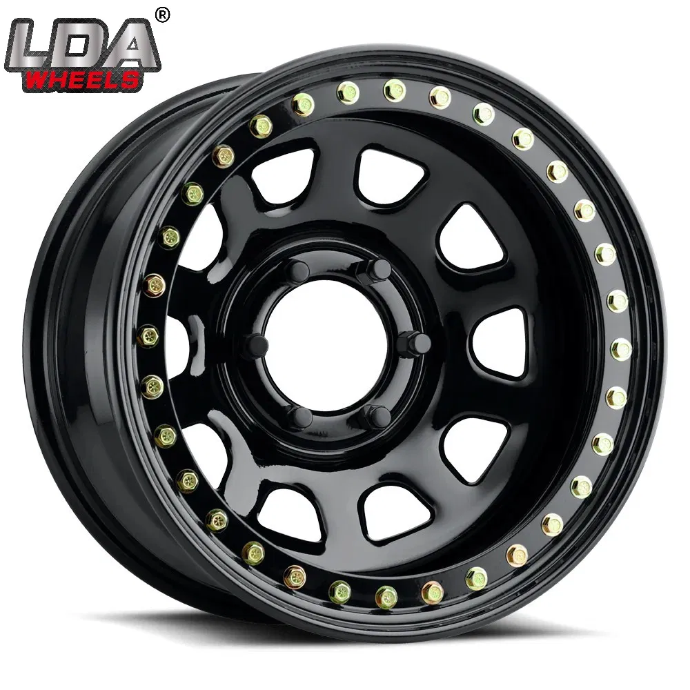 Стальной диск для внедорожника 4x4, черный