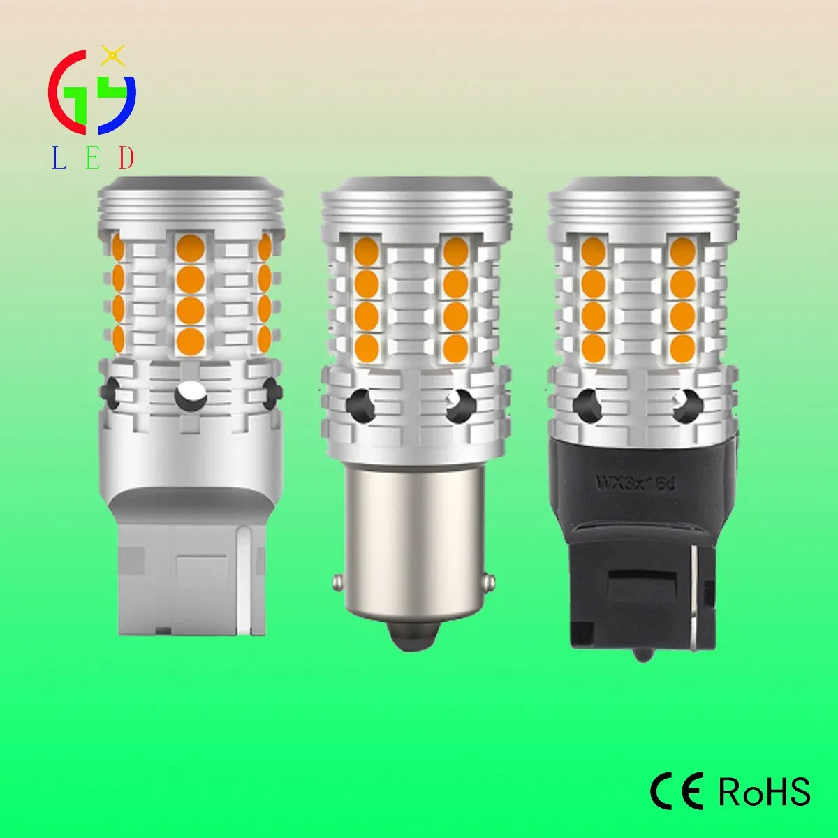 Светодиодная лампа поворотника BA15S 7440 3156 27SMD