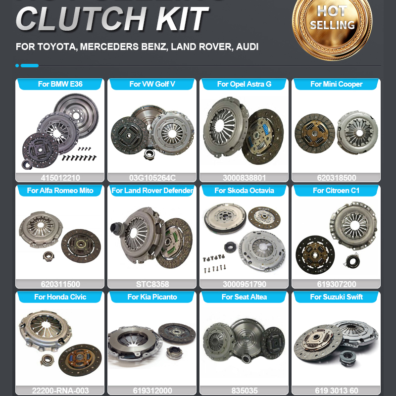 Комплект сцепления для Toyota Hilux, Nissan, Mitsubishi Pajero