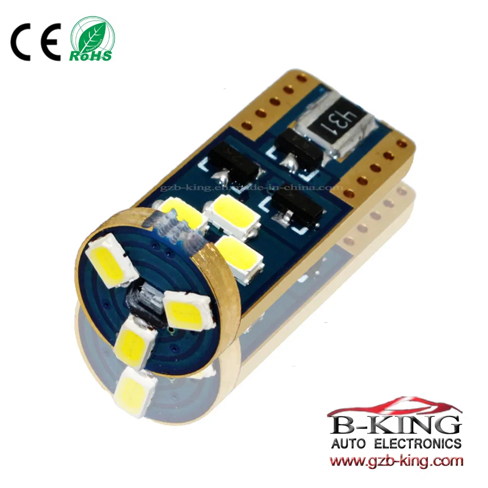 Лампочка светодиодная T10 9SMD Canbus White 3030