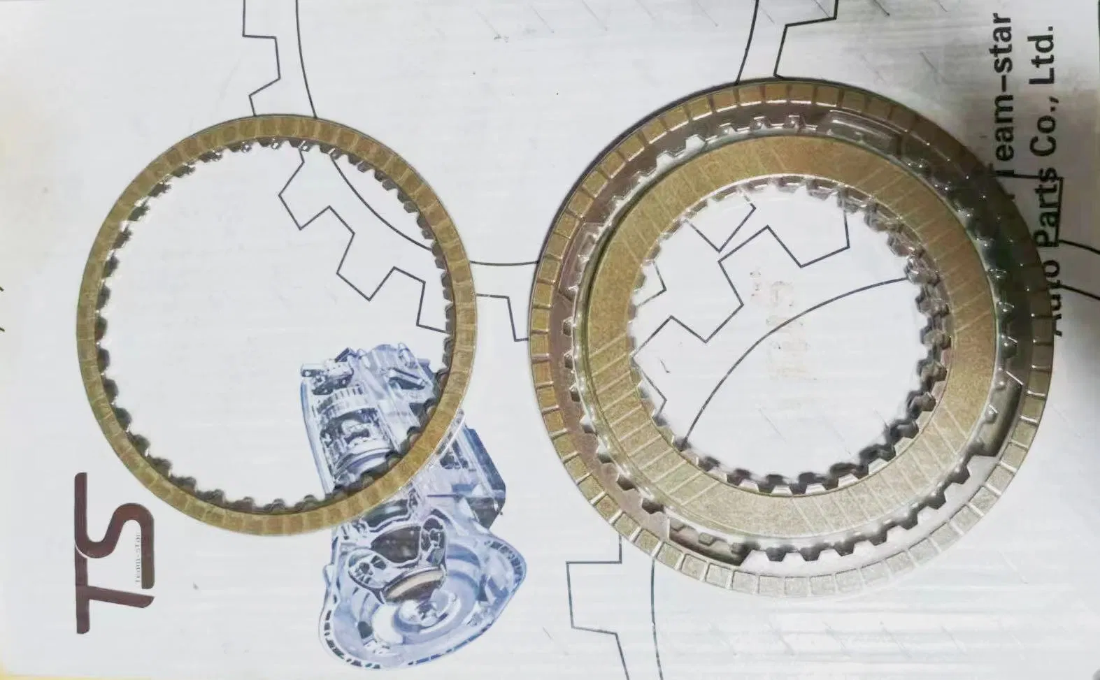 Ремкомплект фрикционной накладки АКПП