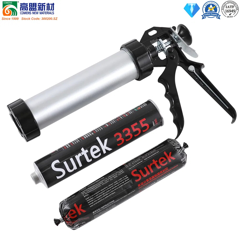 High Quality Fast Curing Polyurethane Sealant PU Glue for Auto Glass Replacement (Surtek 3355)