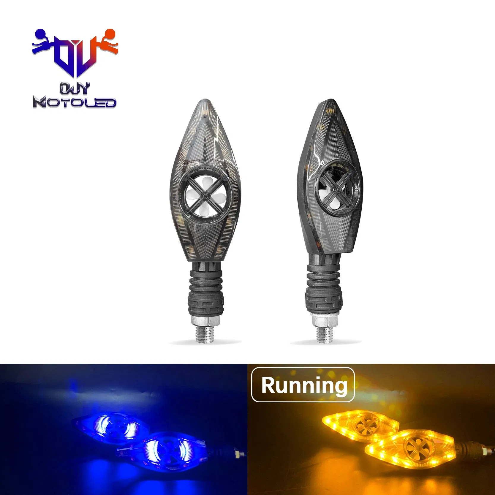 Универсальный светодиодный поворотник для мотоцикла