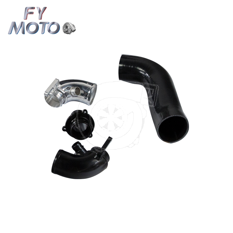 Интеркулер алюминиевый черный для Audi A3, VW Golf GTI