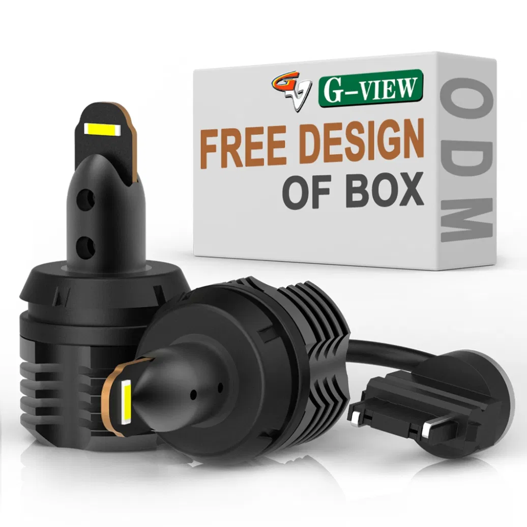 Светодиодная лампа Gview T15 T16 1156 3156 7440 для авто, 6500K
