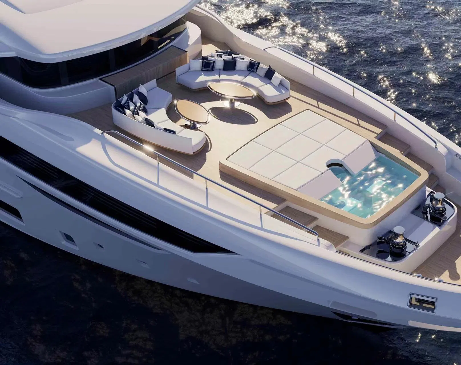 Customized Windshield for Luxury Yachat, with Acrylic Glass