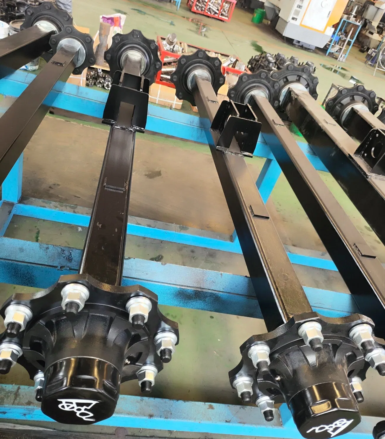 Задний мост 8т для прицепов, неоснащенный тормозами