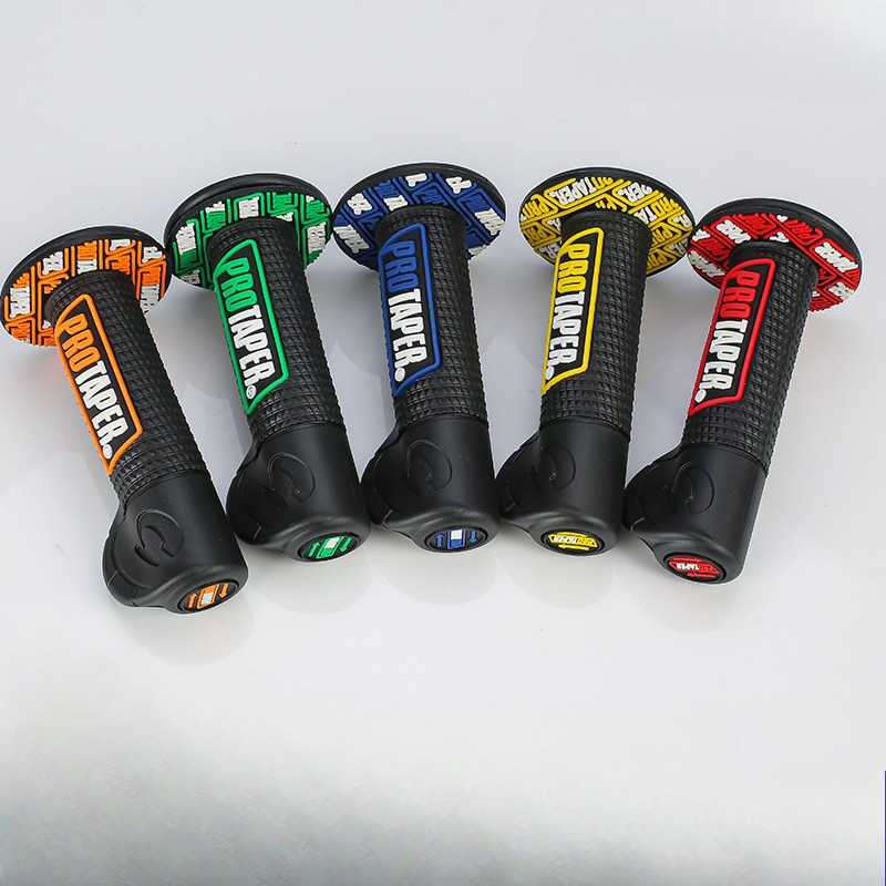 off-Road Motorcycle Handle Grips 3D Large Knob Silicone Grip Covers for Enhanced Anti-Slip & Comfort