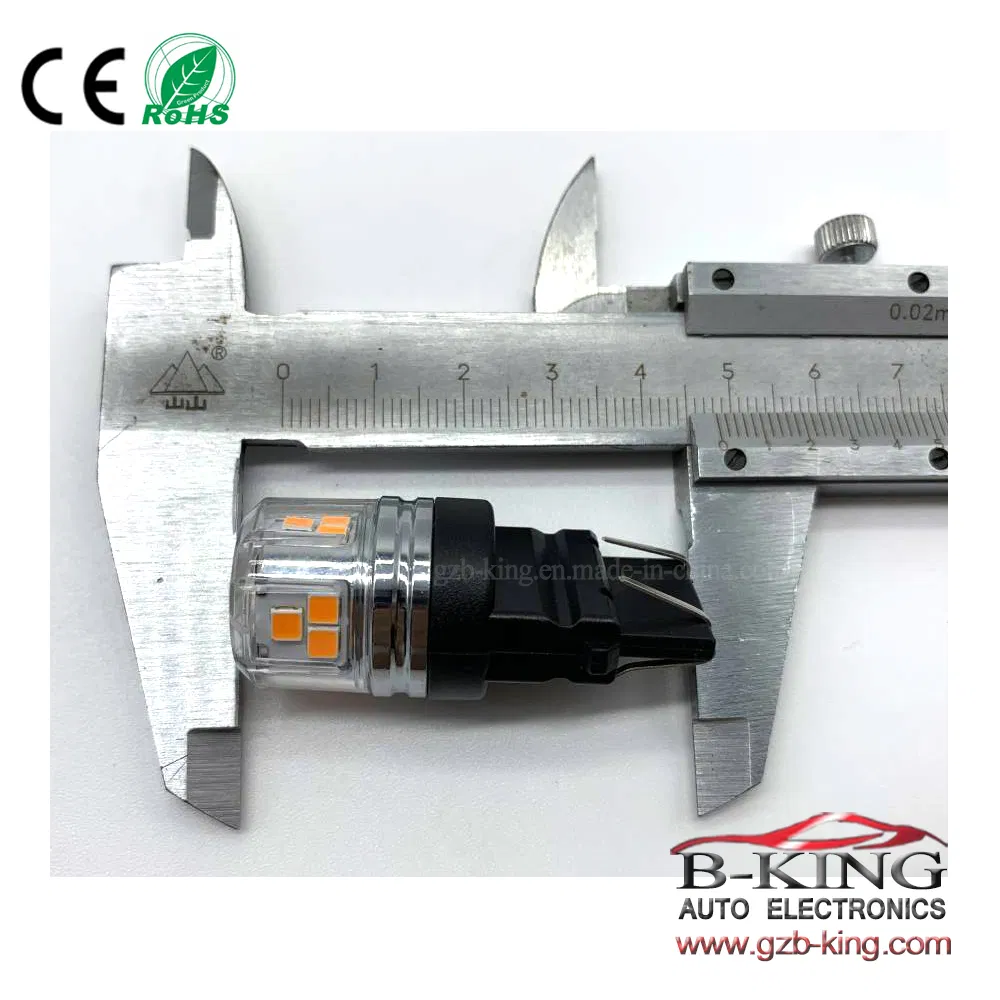 Светодиодная лампа 3157 для поворотников, желтый