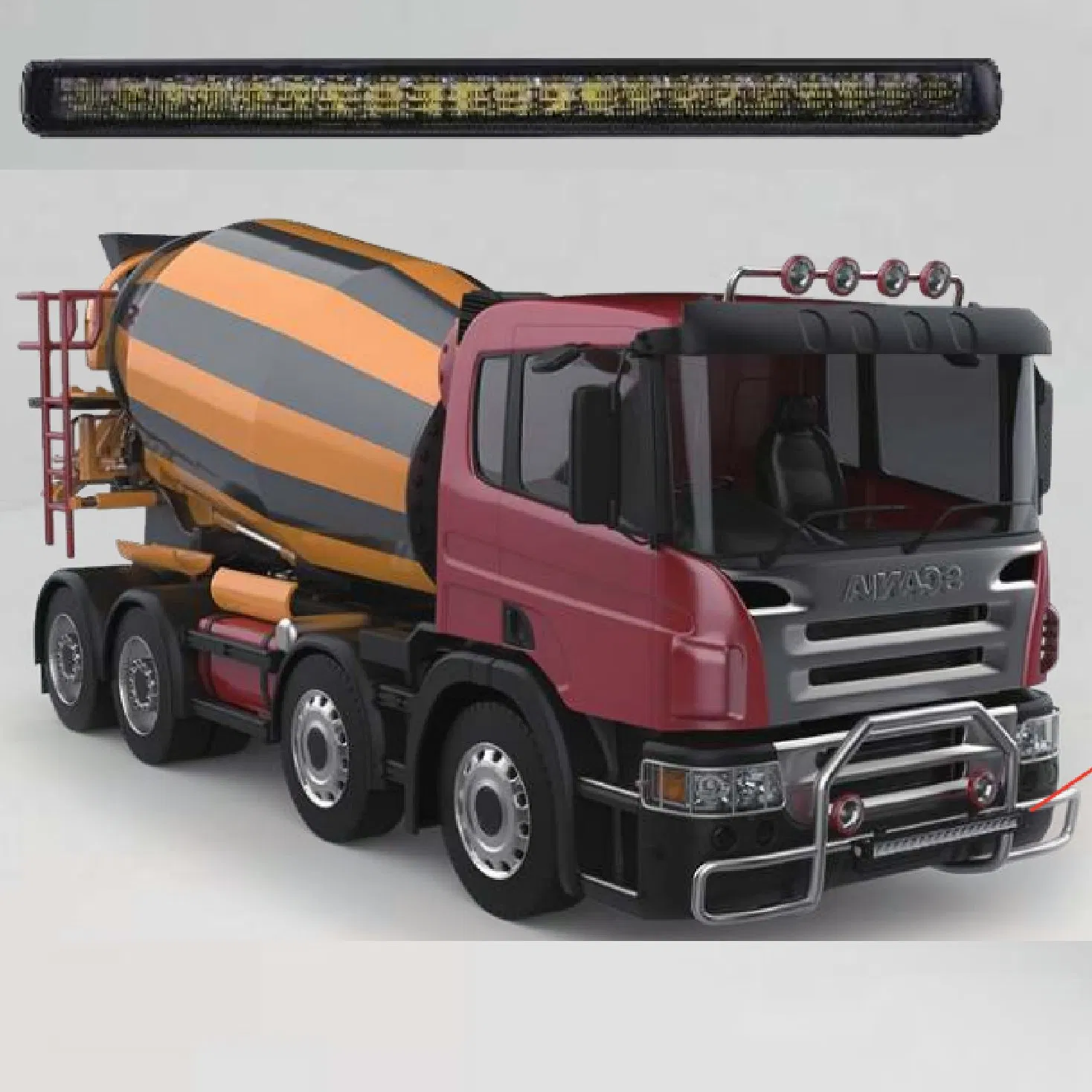 90W Straight Slim Light Bars 28inch Warning Emergency LED Driving Light Bar for Car Offroad Truck