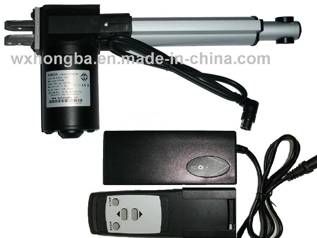 Линейный актуатор 24V DC 300мм, 6000Н (HB-DJ801)