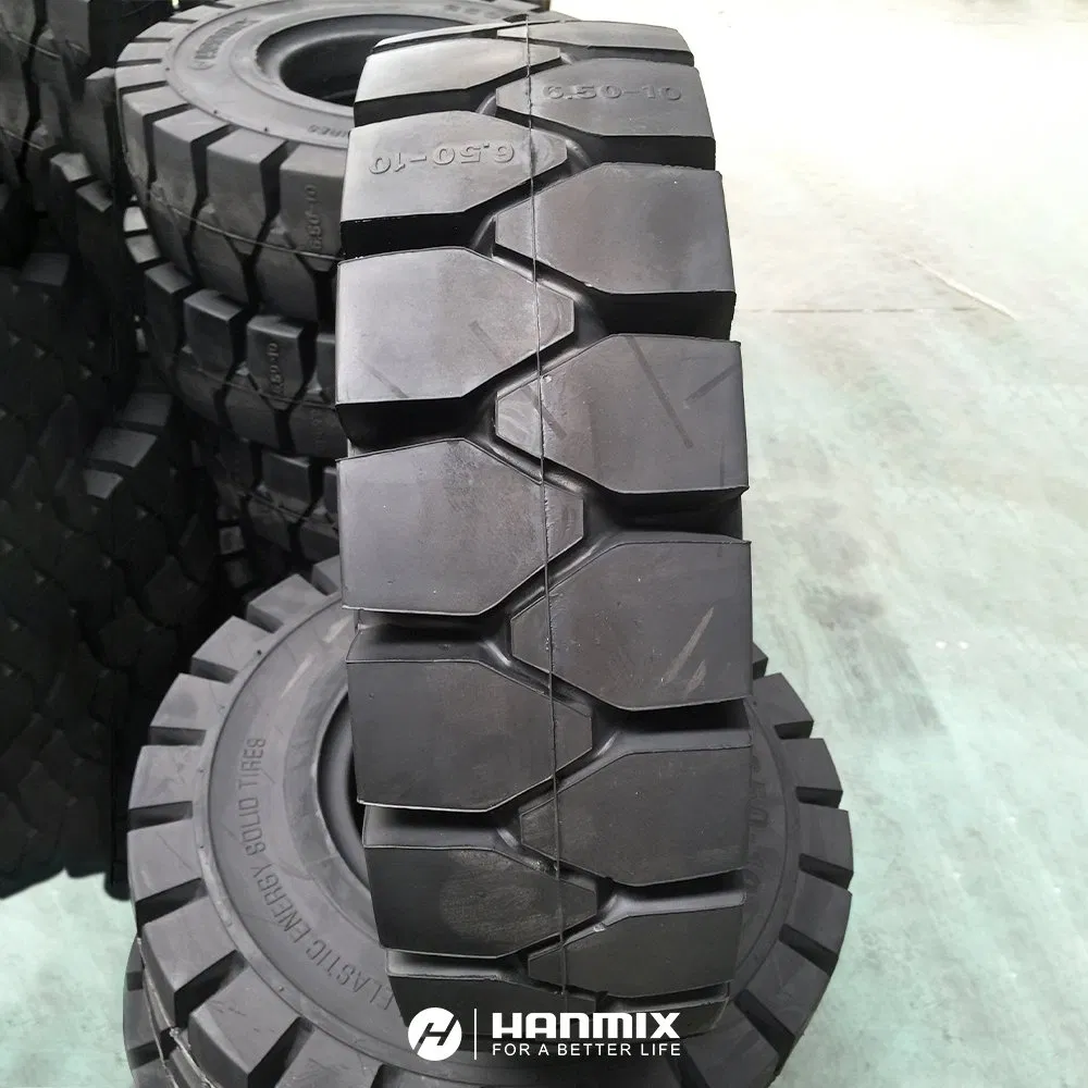 Hanmix RF-222 Forklift Solid Industrial Tires with High Quality 6.50-10 7.00-12 7.50-16