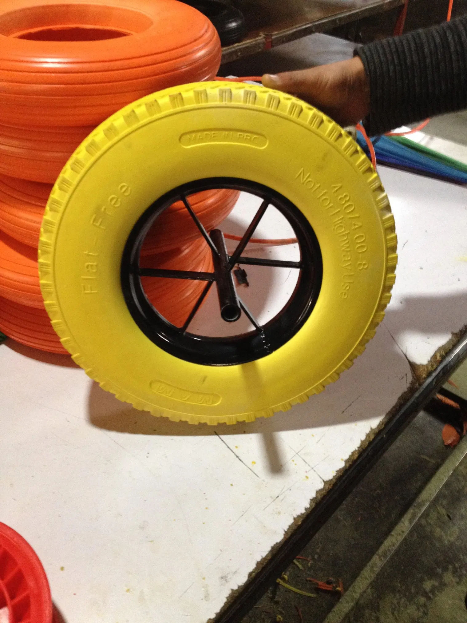 Good Price and Durable Wheel 4.00-8 PU Foam Wheel for Wheelbarrow Garden Wagon