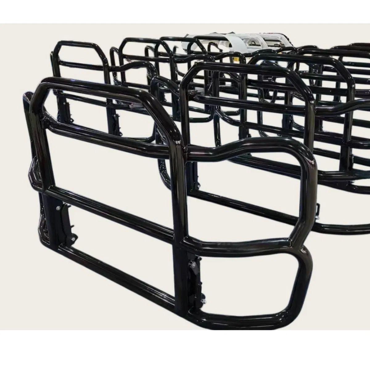 PVC coated Universal Deer Guard Grille Guard  Cascadia and VOLV VNL  KT T680 Peterbilt