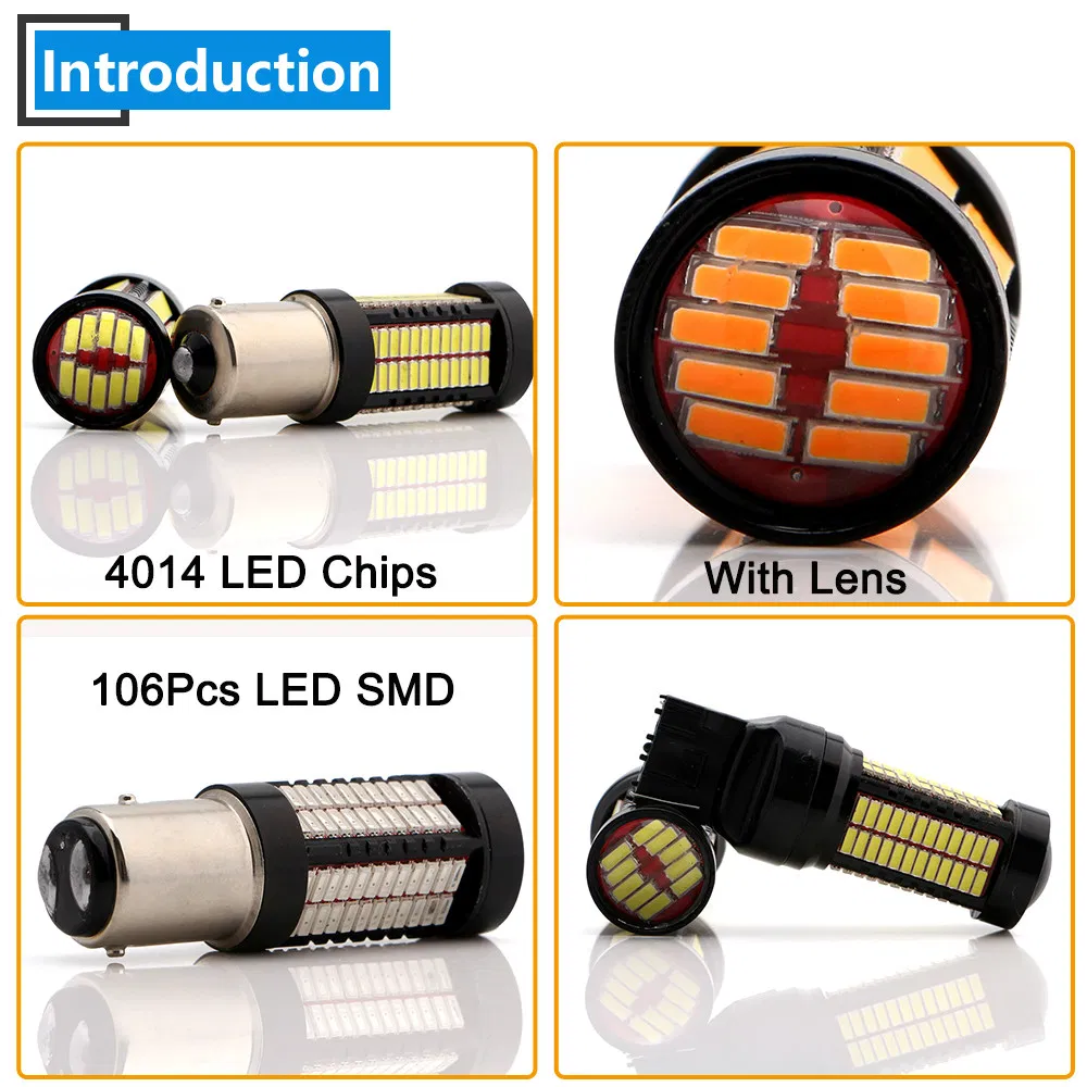 Светодиодные лампы T20 7443 106SMD 4014 для авто