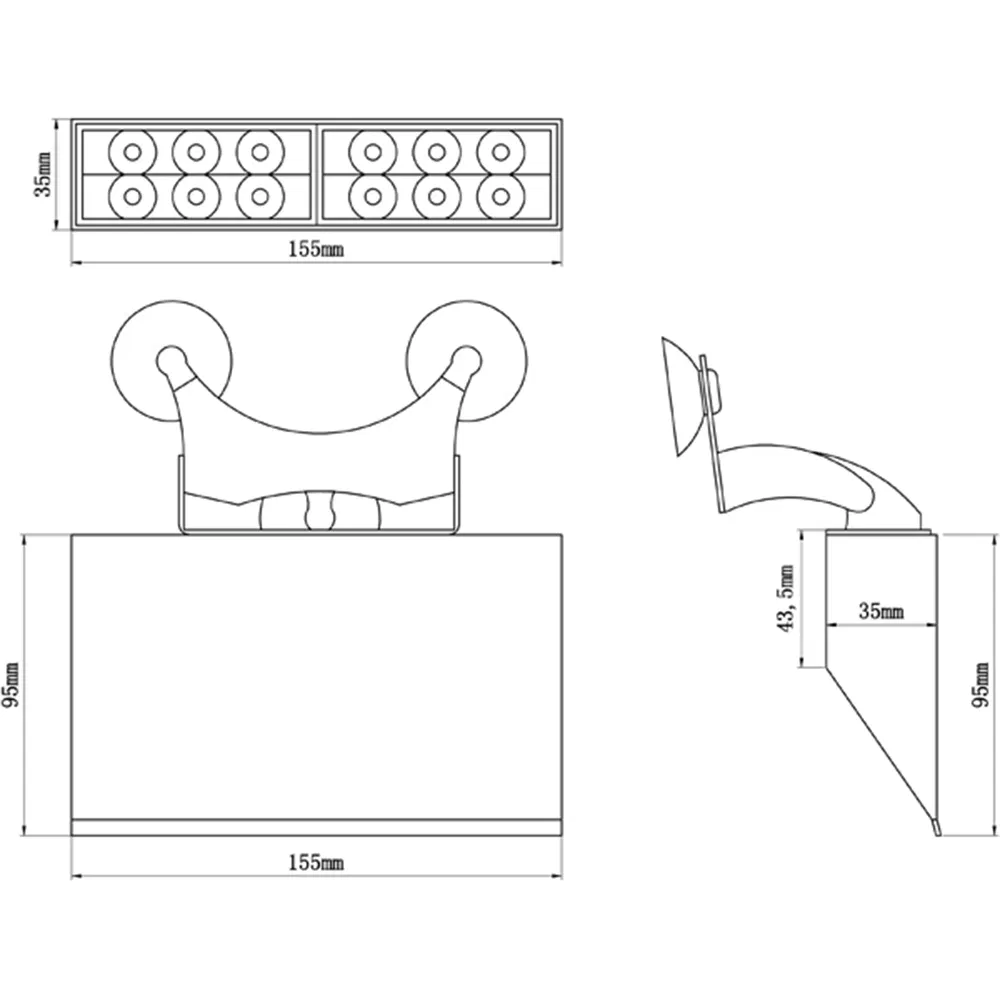 Светодиодные интерьерные лампы A16L2 для авто