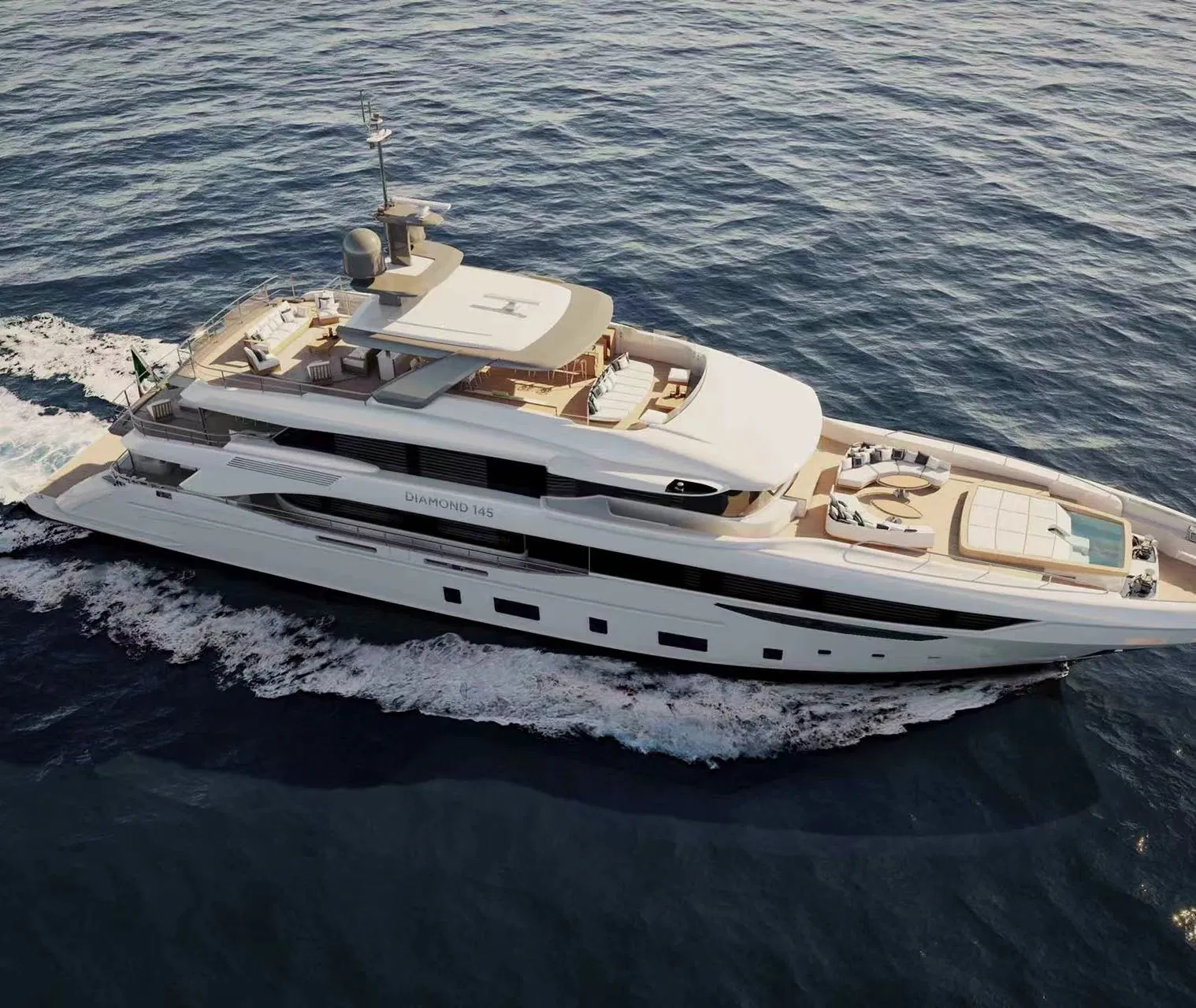 Customized Windshield for Luxury Yachat, with Acrylic Glass