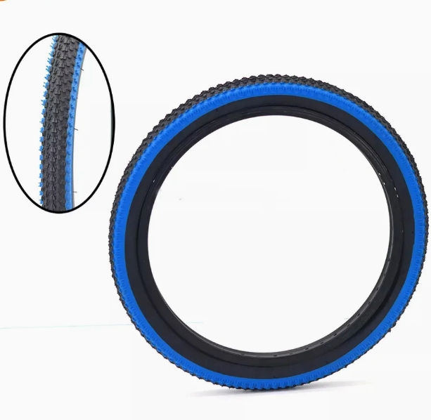 Шина для электровелосипеда Fat Tire, цветной боковиной