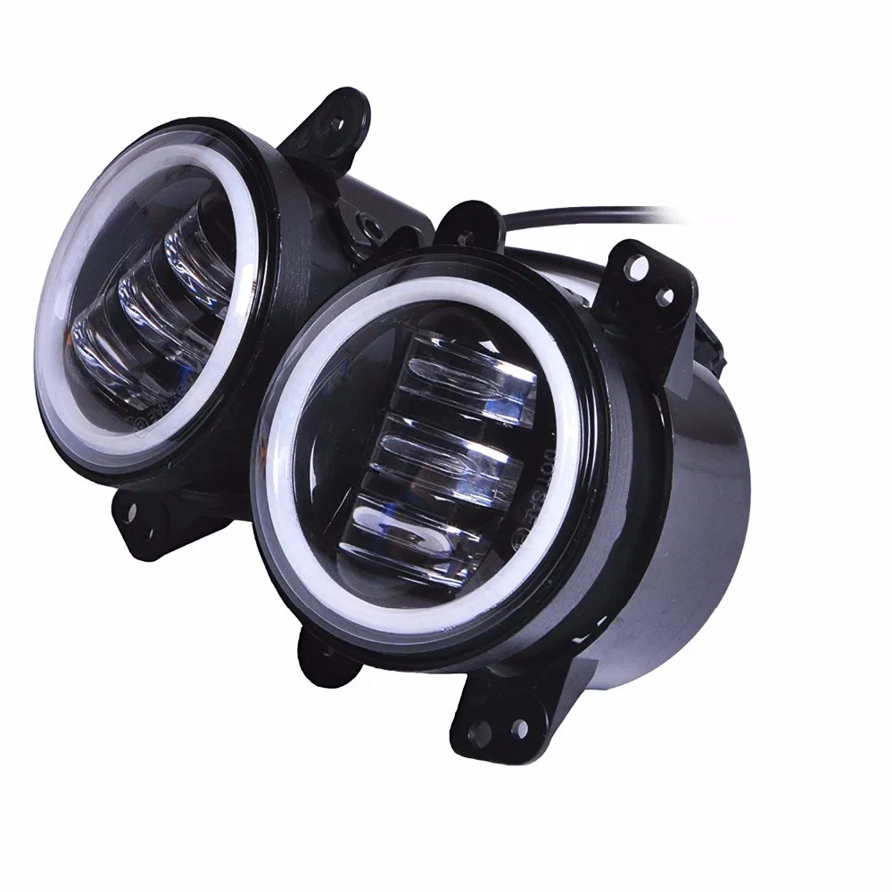 30W LED противотуманная фара 4 дюйма с DRL для Jeep Wrangler