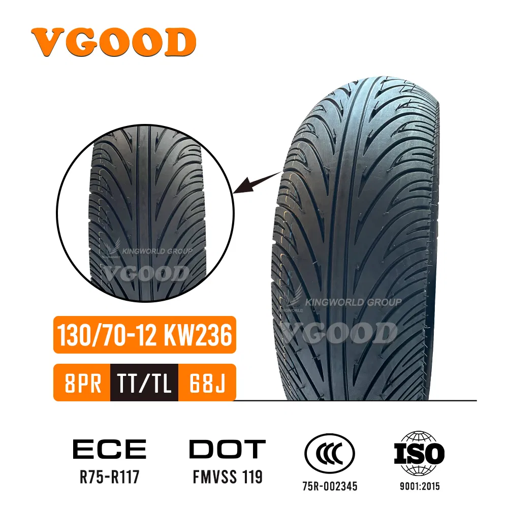 Шина мотоциклетная бескамерная 130/70-12