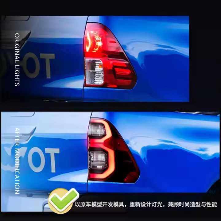 2020 Hilux Rear Taillights High Quality Modified Hilux Flash LED Tail Lamp for Hilux Rocco 2020 LED Tail Lamp