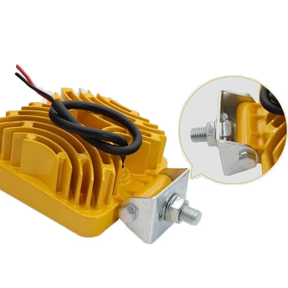 Квадратный светодиодный прожектор 4 дюйма, белый/желтый