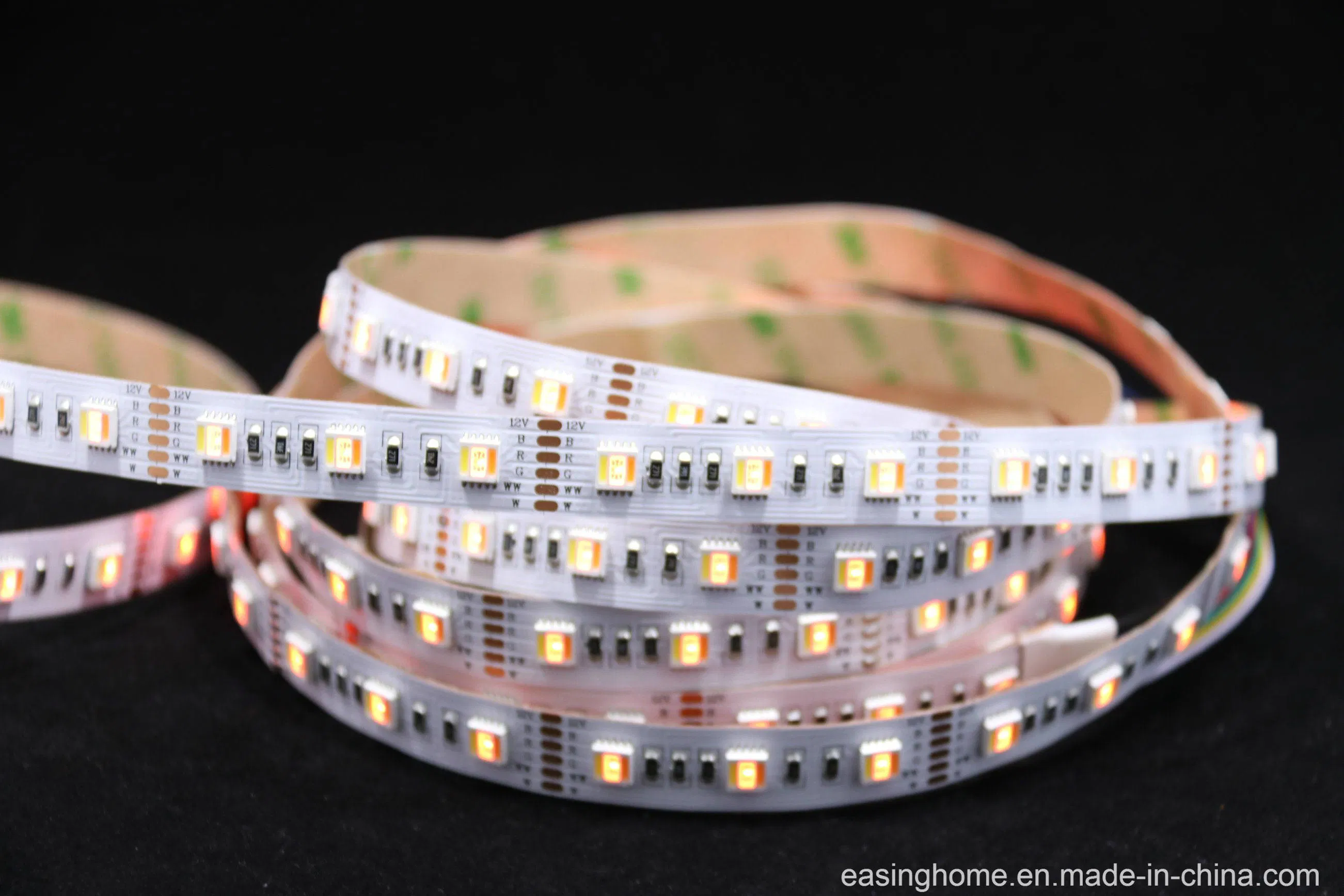 DC12V/24V 5m LED Strip 5050 RGB, RGBW, Rgbww 60LEDs/M Flexible Strip for Home Decoration