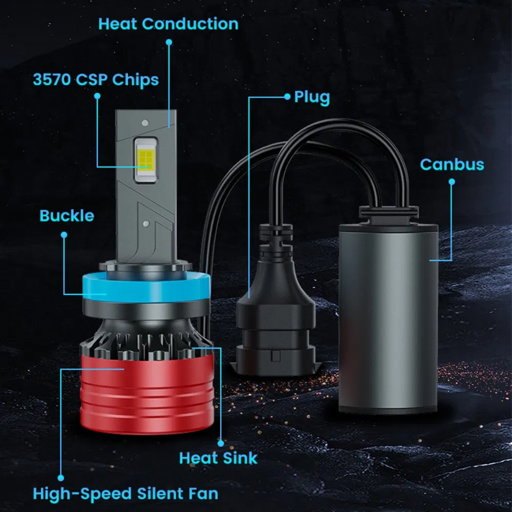 V30 3570 Csp 60W Truck Automotive Motorcycle Lights H1 H4 H7 Car LED Bulb