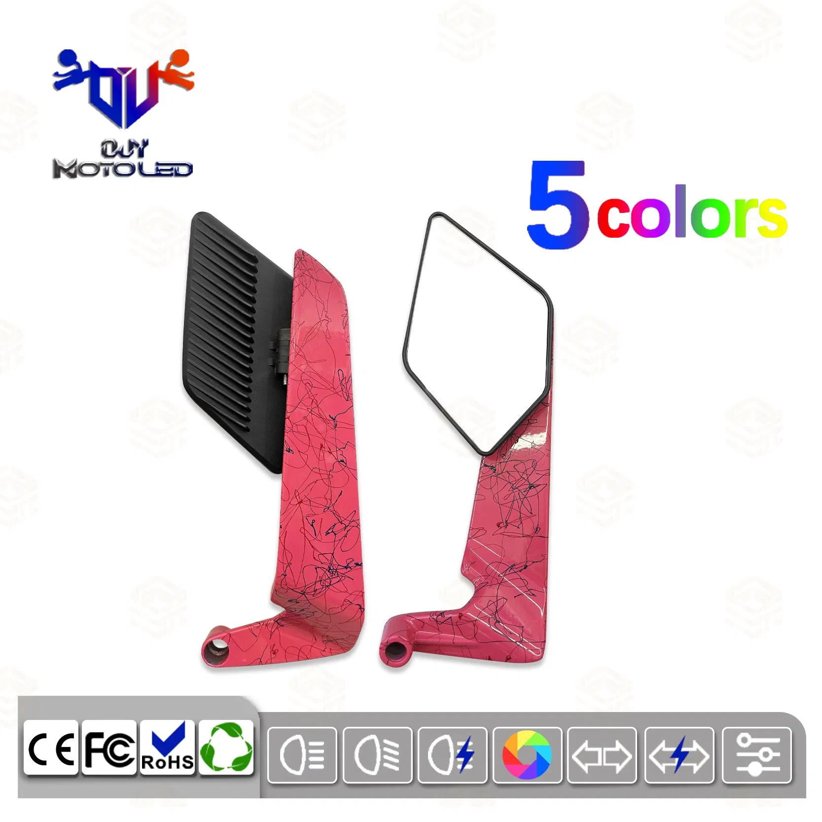 Ouy Moto Reflective Motorcycle Gear - Premium 20set Reflector Pack