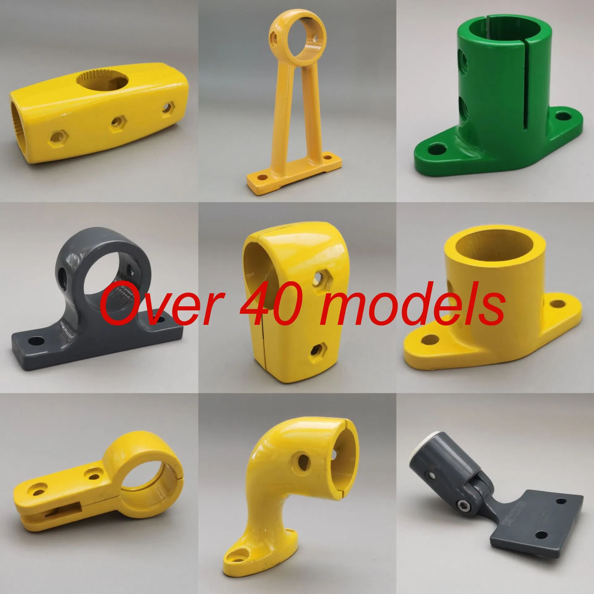 Bus Train Subway Handrail Fittings Connection Joint Glass Clamp