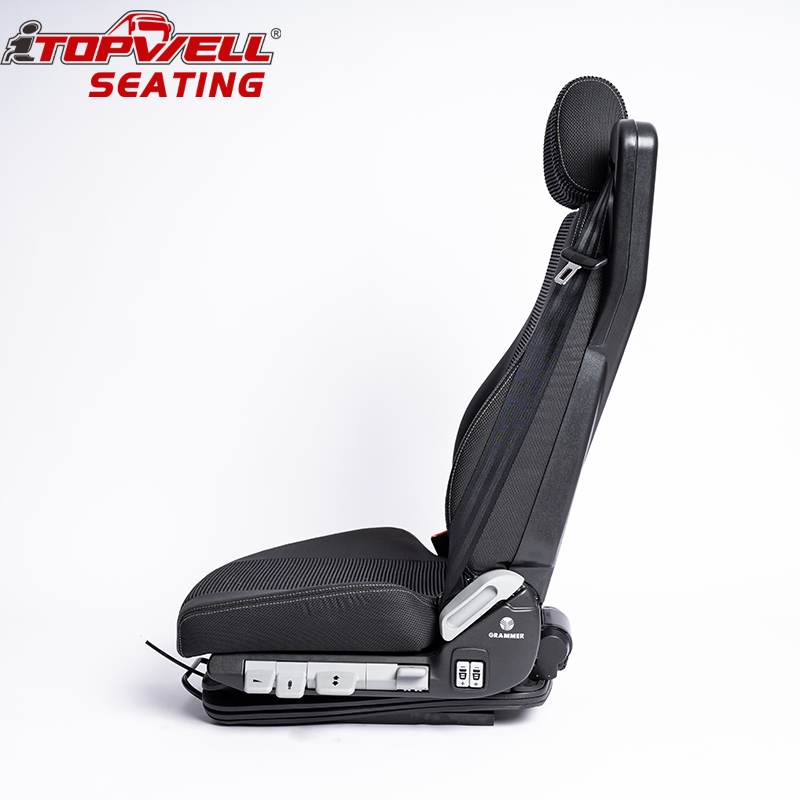 Pneumatic Machinery Grammer Brand Truck Driver Seat with Armrest and Seat Belt