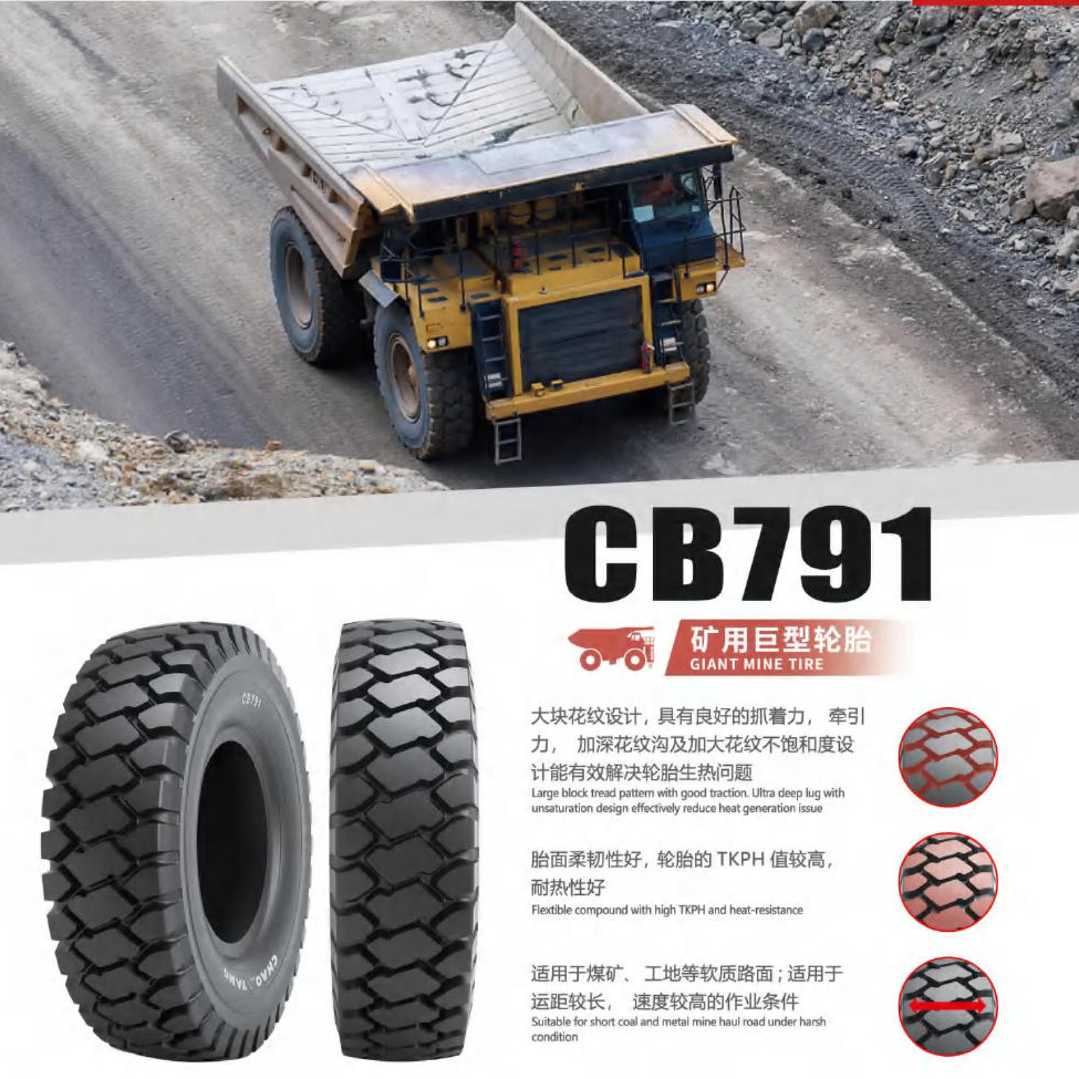 OTR Tires for off-Highway Dump Truck 27.00R49 Cat777E Tire
