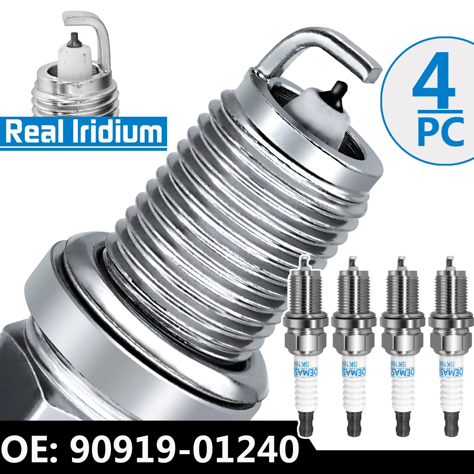 Свеча зажигания Toyota 90919-01240 для Crown, Prius, Hiace, Yaris